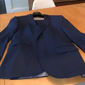 Navy Hugo Boss suit